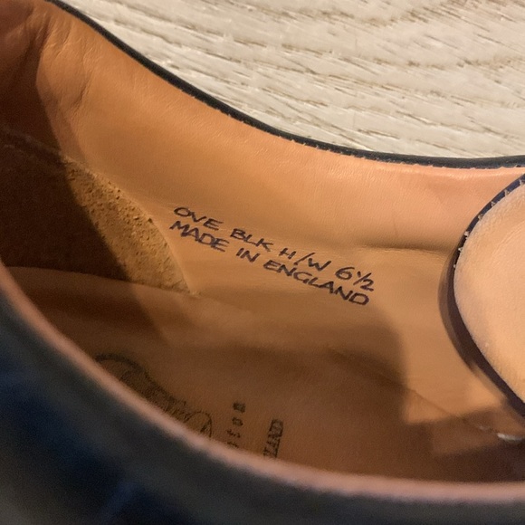 Crown Northampton Authentic Sneakers TL Overstone Derby Horween Black Chromexcel - Picture 6 of 15